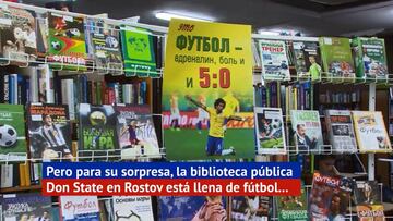 Rusia sorprende con una biblioteca dedicada al fútbol