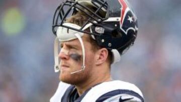 J.J. Watt se encuentra a un paso de jugar con sus Texans en los playoffs.