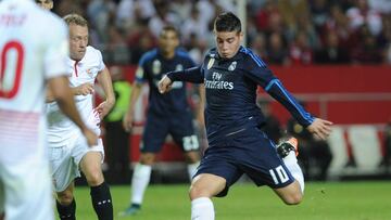 James Rodr&iacute;guez ante Sevilla