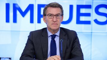 The president of the Partido Popular, Alberto Núñez Feijóo, chairs the meeting of the National Executive Committee of the PP, at the national headquarters, on September 26, 2022, in Madrid (Spain). With the aim of "strengthening" its teams for the coming months, the Popular Party has made new appointments in the third levels of its organizational chart. The appointments that the national leadership of the PP has proposed to the National Executive Committee have been in the area of General Coordination headed by Elías Bendodo, for which the appointments of Javier Campoy (Aragón), at the head of the Secretariat of Electoral Evolution and Trends, and Alejo Miranda de Larra (Madrid), at the head of the Secretariat of Analysis and Strategic Planning, are proposed.
26 SEPTEMBER 2022;MADRID;PP;APPOINTMENTS;POLITICAL PARTY;NATIONAL EXECUTIVE COMMITTEE;DESIGNATIONS
Jesús Hellín   / Europa Press
26/09/2022