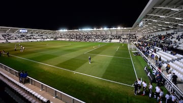 04/11/21  PARTIDO SEGUNDA DIVISION 
BURGOS - ZARAGOZA 
ESTADIO EL PLANTIO PANORAMICA VISTA GENERAL 