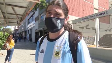 Los fans, con Maradona: "El Diego se cayó mil veces, ésta también se va a levantar"