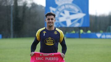 Deportivo de La Coruña. Presentación Eric Puerto