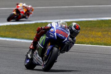 En 2015 la victoria en Jerez fue para Jorge Lorenzo con el equipo Movistar Yamaha 