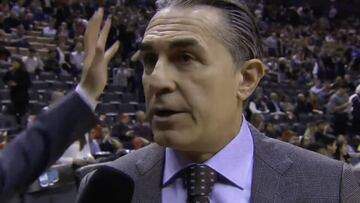 La entrevista más viral a Scariolo en EE.UU: atentos a la maniobra del reportero