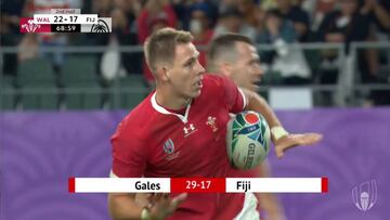 Gales consigue una importante victoria ante Fiji