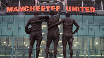 Old Trafford in Manchester, north west England/ 