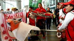 Independiente Santa Fe llegó en la mañana del viernes a Bogotá, luego de proclamarse campeón de la Copa Suruga Bank en Japón