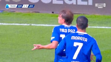 La zurda de Nico Paz es un abuso: lo que hizo para ganar él solo a la Juve está al alcance de pocos