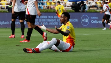 La Selección Colombia cierra las Eliminatorias sin Durán ni Borré