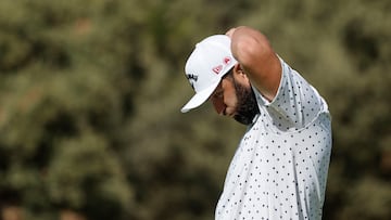 MADRID (ESPAÑA), 09/10/2025.- El golfista español Jon Rahm, durante la primera jornada del Abierto de España de golf este jueves en el Club de Campo Villa de Madrid. EFE/ Sergio Pérez