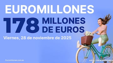 Euromillones: comprobar los resultados del sorteo de hoy, viernes 28 de noviembre
