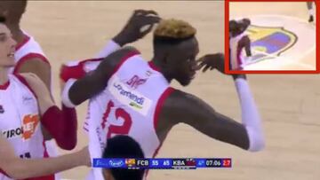 La sanción puede ser ejemplar: Tomic le dio un cabezazo en la cara a Diop