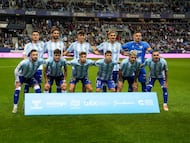 El once del Málaga ante el Albacete.