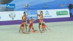 España logra el bronce en cojuntos en San Petesburgo