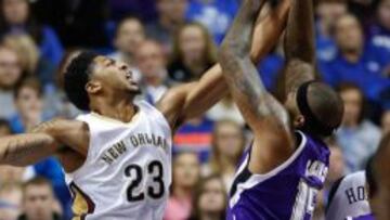 Anthony Davis y DeMarcus Cousins.
