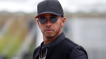 Lewis Hamilton, en Hungría.