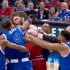 Cuando se cruza el cable: Ibaka y su colección de peleas más brutales en la NBA