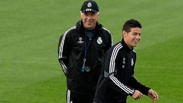 James Rodríguez y Carlo Ancelotti volverían estar juntos