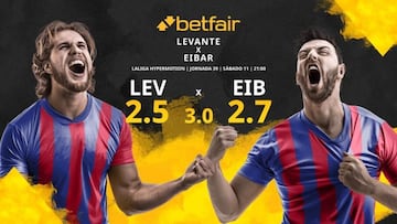 Levante UD vs. SD Eibar: horario, TV, estadísticas, clasificación y pronósticos