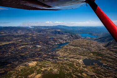 Desde el cielo: así han quedado las zonas afectadas por los incendios de agosto
