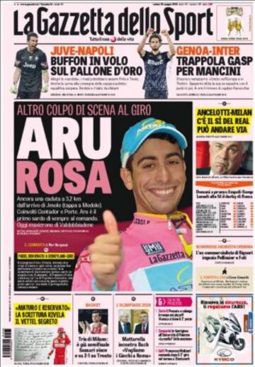 Portadas de la prensa deportiva