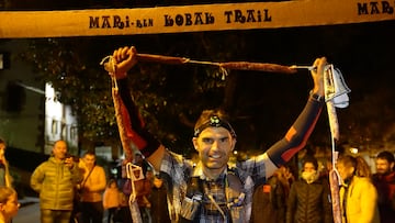 García reina en solitario en la aventura mitológica y de orientación de la Mariren Kobak Trail
