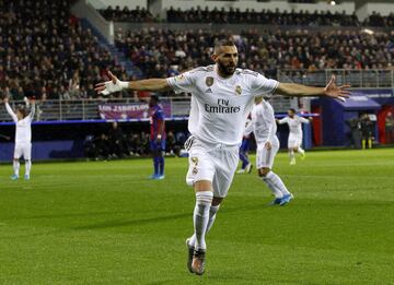 Benzema anotó el 0-1.
