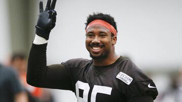 El DE de Cleveland est&aacute; cerca de conseguir un pacto que lo har&iacute;a el defensivo mejor pagado de la NFL, superando los 23.5 millones por a&ntilde;o de Khalil Mack.