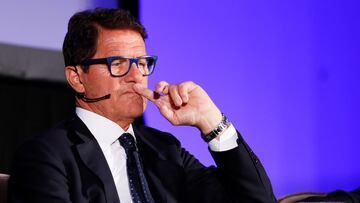 Fabio Capello, exentrenador italiano, durante el Congreso Mundial de Fútbol.