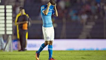 Action photo during the matchCruz Azul vs Toluca, Corresponding at 10st round  of the Apertura 2016 Liga MX at Blue Stadium, photo:
 
 Foto de accion durante el partido Cruz Azul vs Toluca, correspondiente a la Jornada 10 del Torneo Apertura 2016 de la Liga MX, en el Estadio Azul,  en la foto:  Joao Rojas de Cruz Azul 
 
 20/09/2016/MEXSPORT/Javier Ramirez