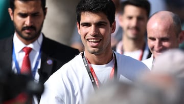 Carlos Alcaraz, en Baréin.