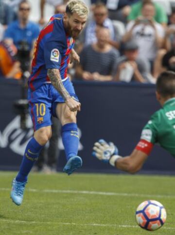 Leo Messi, futbolista del Barcelona desde 2004 y único de los cinco primeros que sigue en activo ocupa la CUARTA posición con 490 puntos