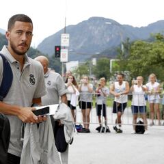 Hazard: "Cuando el Madrid llama a tu puerta solo puedes hacer una cosa: abrirla"