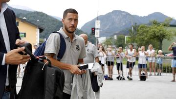 Hazard: "Cuando el Madrid llama a tu puerta solo puedes hacer una cosa: abrirla"