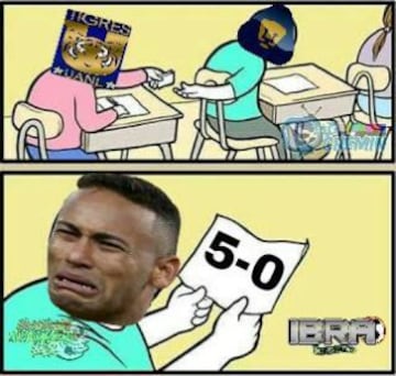 Tigres goleó y eliminó a Pumas y los memes lo disfrutan