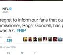 Hackean el twitter de la NFL y 'matan' al comisionado Goodell