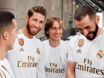 Real Madrid have released their new home strip, which features gold detailing reminiscent of the kit they wore in their LaLiga-winning campaign in 2011/12.