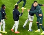 Haaland shares emotional hug with Bellingham, Vinicius, and Rodrygo