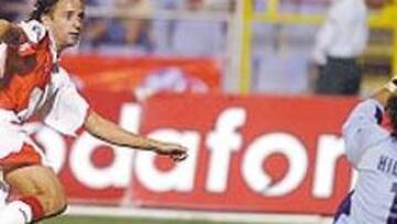 <b>PRIMER TANTO. </b>Jesuli puso de esta forma el 0-1 en el marcador.