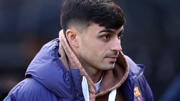 Why is Pedri not playing for Barcelona against Copenhagen in the Champions League?