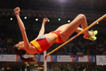 Salto de altura femenino. Ruth Beitia de España.