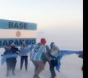 La victoria de Argentina se celebró...¡hasta en la Antártida!