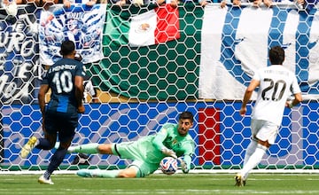 El portero belga tuvo una actuacin destacada en el partido contra el Pachuca.