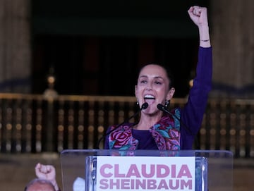 Claudia Sheinbaum, primera presidenta mujer en la historia de México, contendió por Morena en las elecciones federales de 2024.