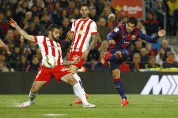 2-0. Luis Suárez subió el segundo gol al marcador.