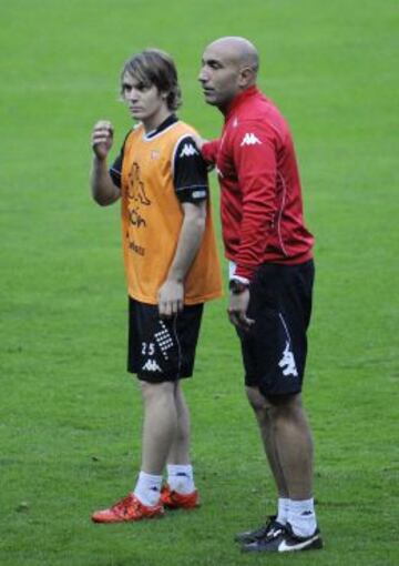 Abelardo con Halilovic