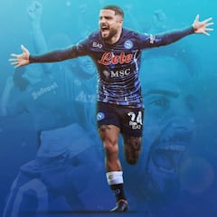 Insigne alcanza a Maradona