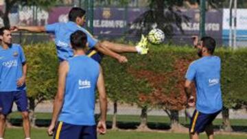 Sesión de recuperación para los titulares pensando en el Celta