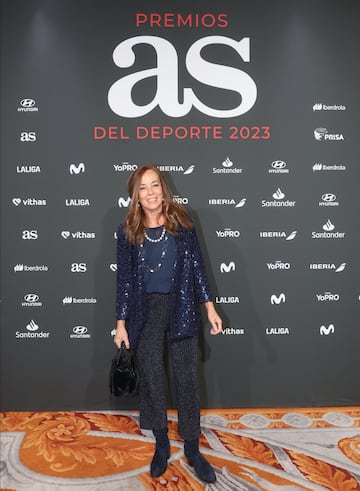 Mercedes Coghen, exjugadora de hockey hierba, posa en el photocall de los Premios AS del Deporte 2023.